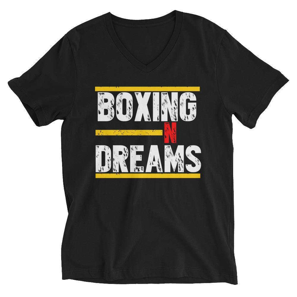 Unisex Short Sleeve V-Neck T-Shirt - Faith N Success Dreams