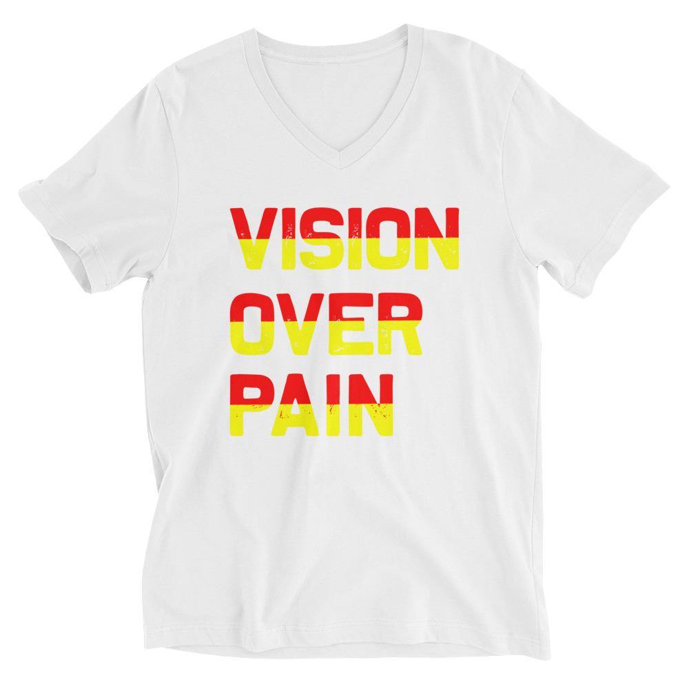 Unisex Short Sleeve V-Neck T-Shirt - Faith N Success Dreams