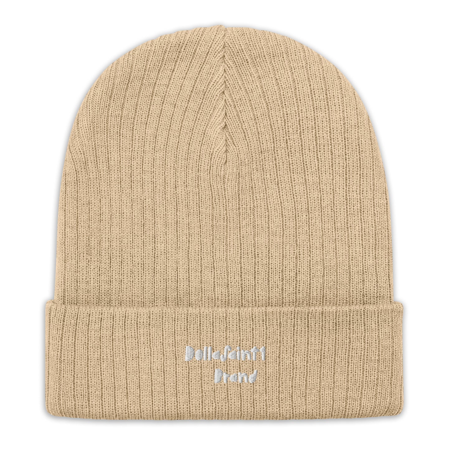 Ribbed knit beanie