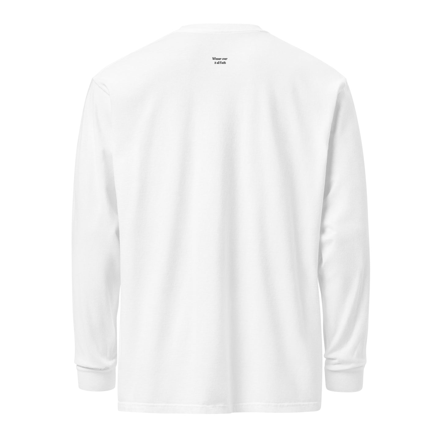 Garment-dyed heavyweight long-sleeve shirt