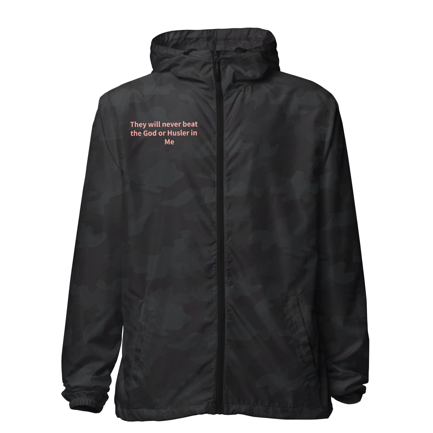 Unisex lightweight zip up windbreaker