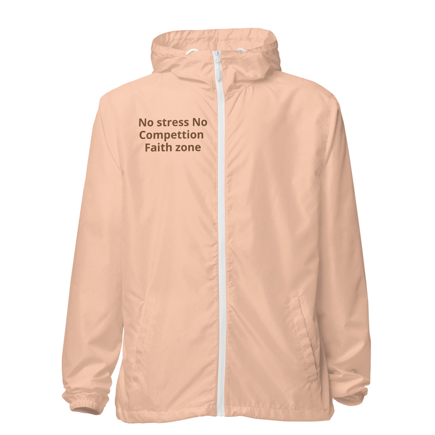 Unisex lightweight zip up windbreaker