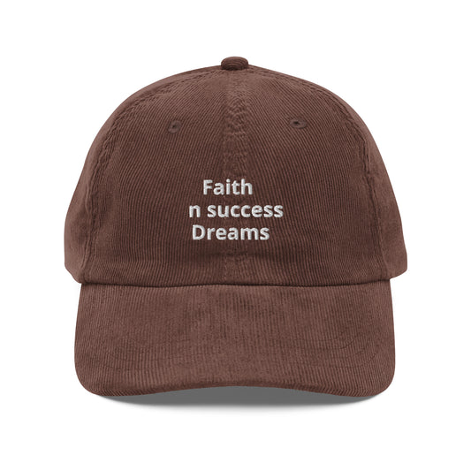 Vintage corduroy cap
