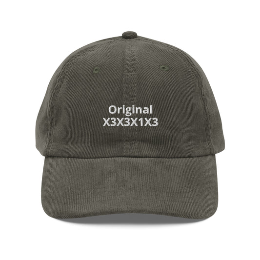 Vintage corduroy cap