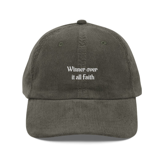 Vintage corduroy cap