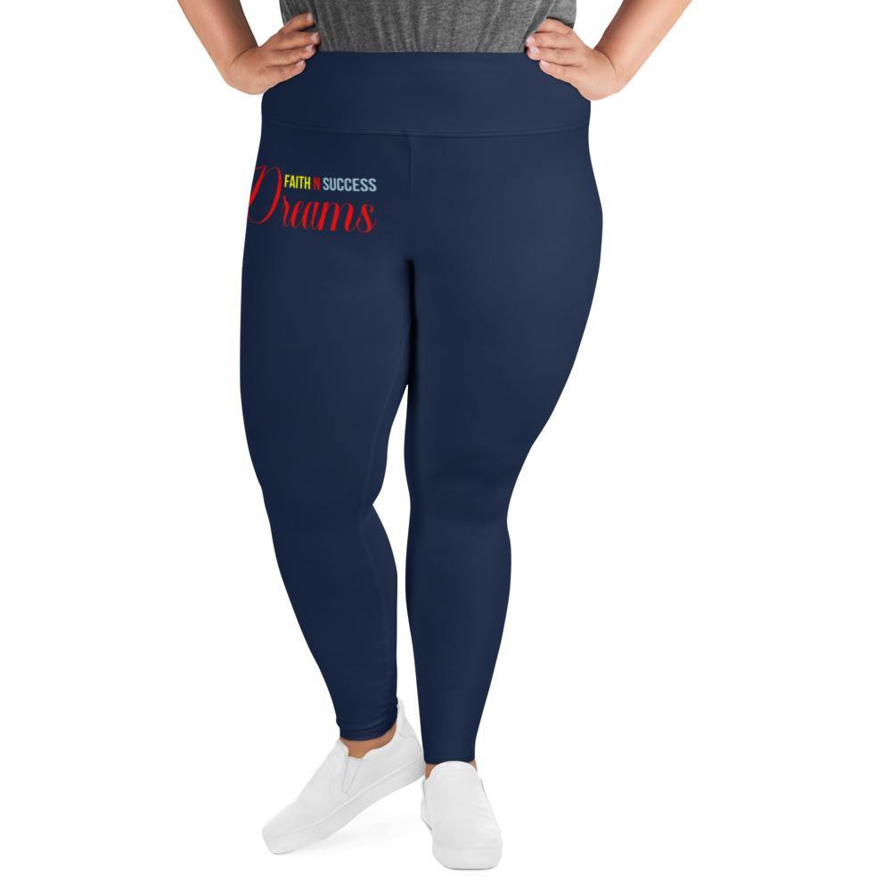 All-Over Print Plus Size Leggings - Faith N Success Dreams 