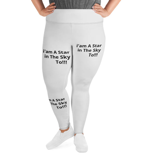 All-Over Print Plus Size Leggings