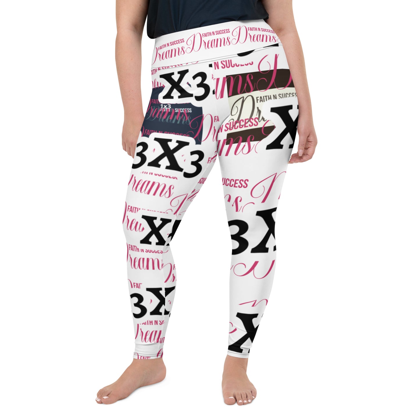 All-Over Print Plus Size Leggings