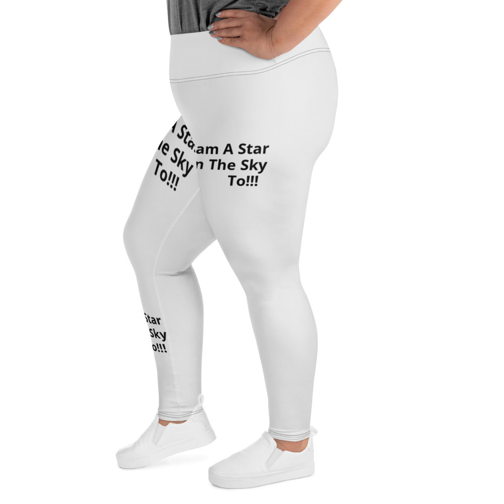 All-Over Print Plus Size Leggings