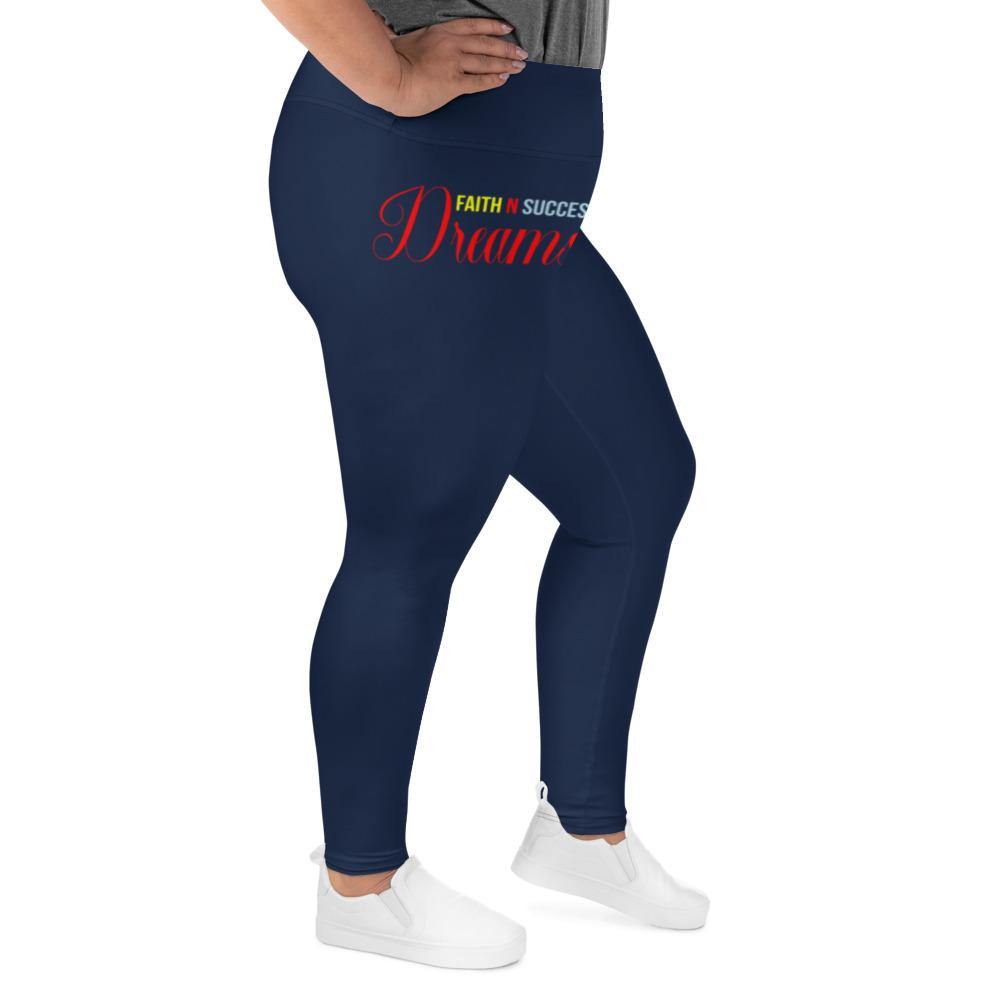 All-Over Print Plus Size Leggings - Faith N Success Dreams 