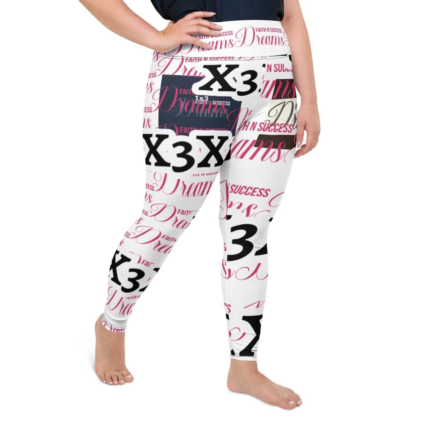 All-Over Print Plus Size Leggings