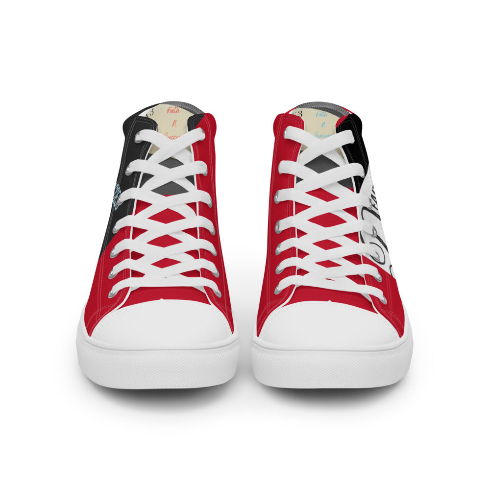 Men’s high top canvas shoes