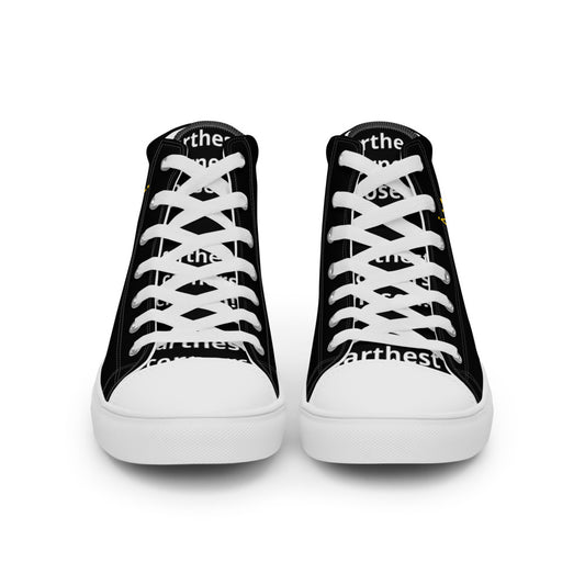 Men’s high top canvas shoes