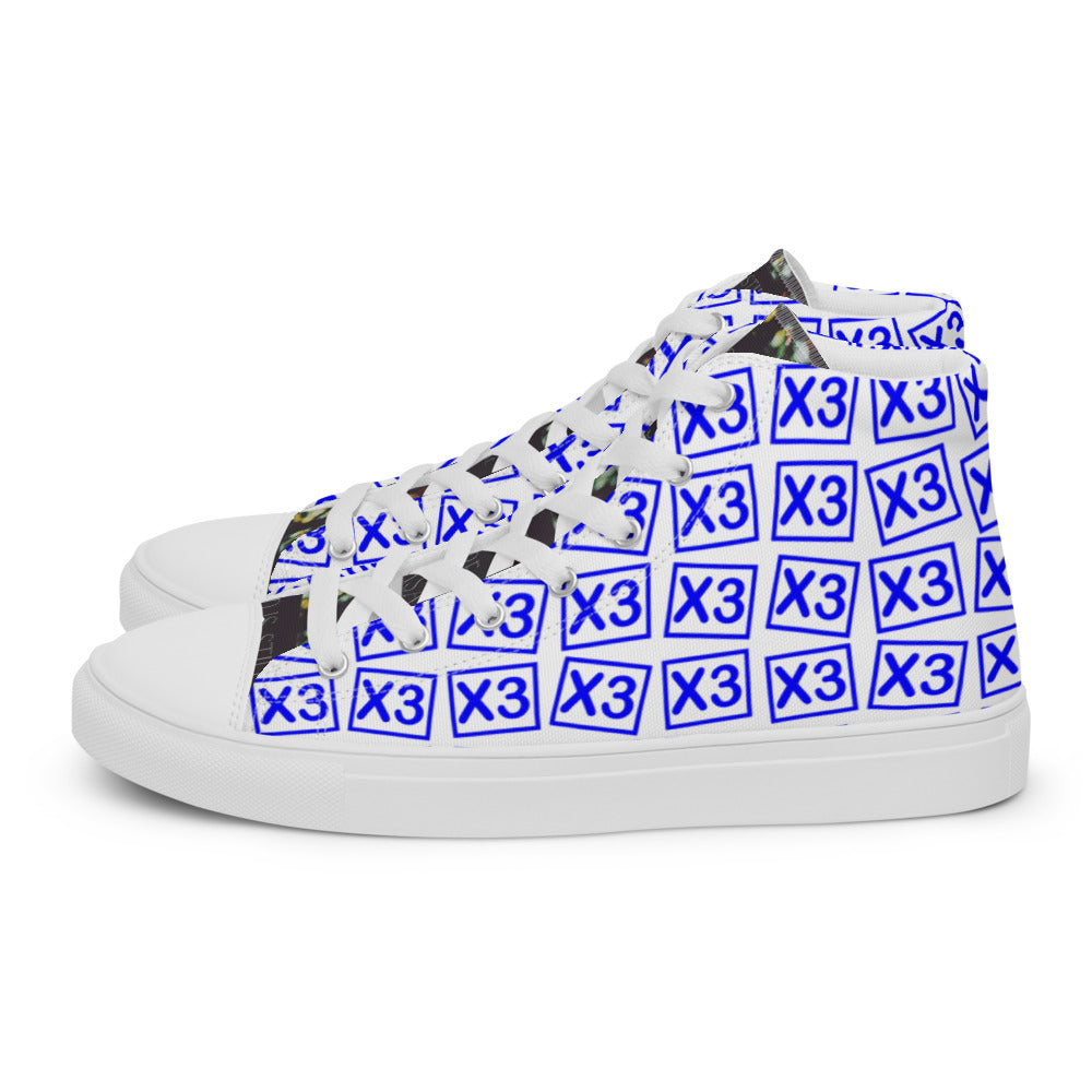 Men’s high top canvas shoes