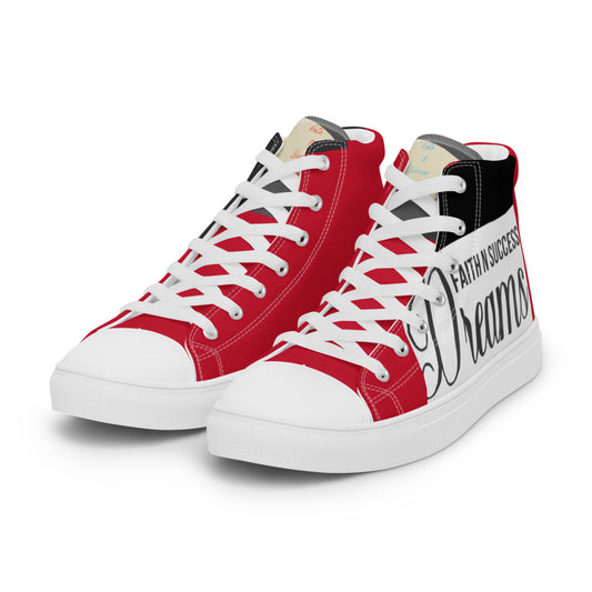 Men’s high top canvas shoes