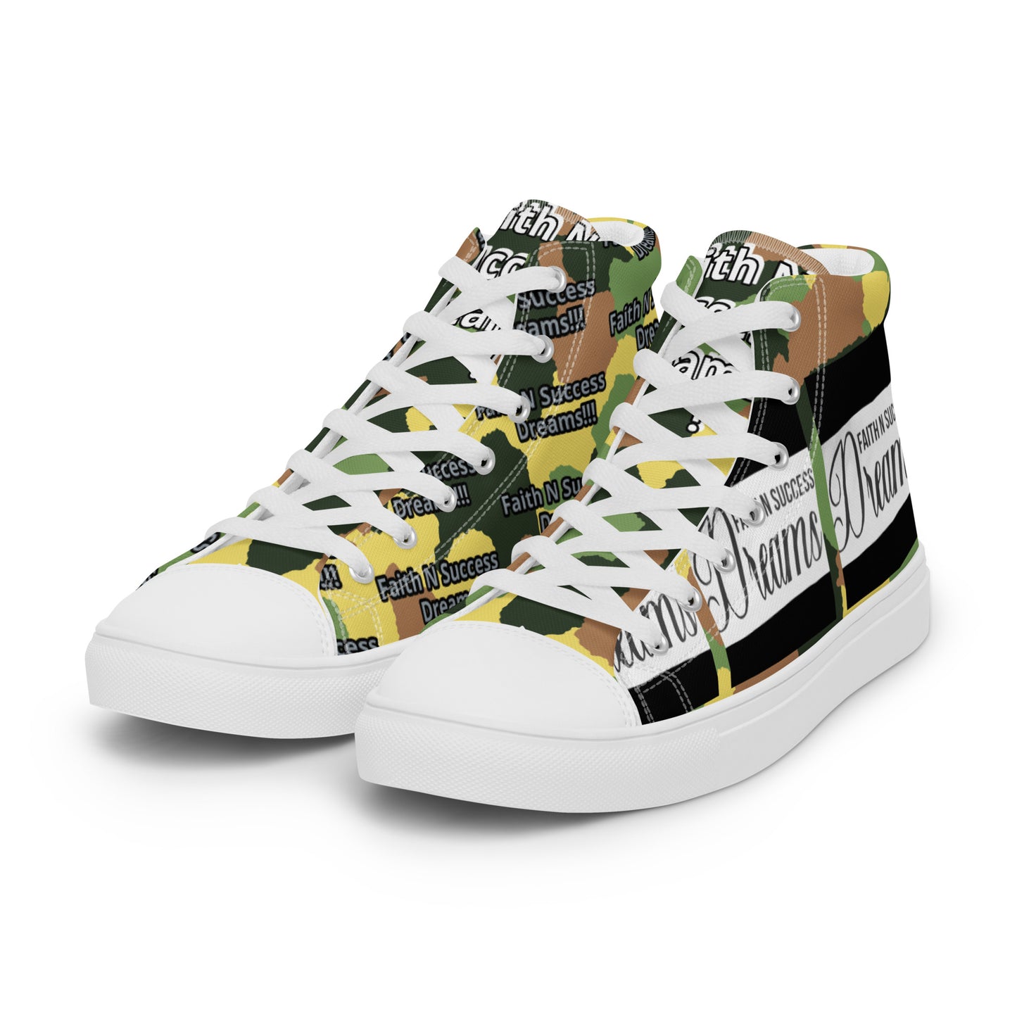 Men’s high top canvas shoes