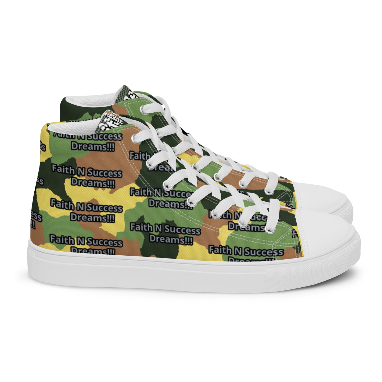 Men’s high top canvas shoes