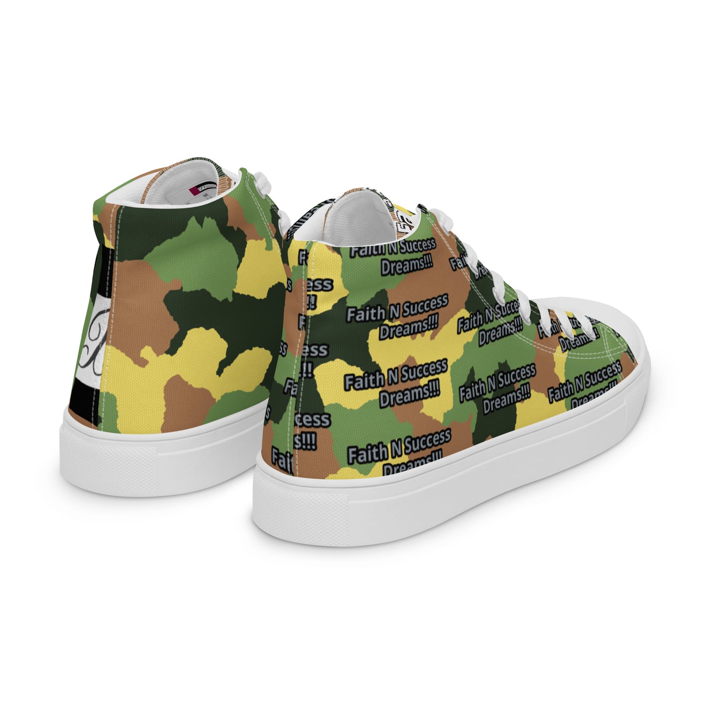 Men’s high top canvas shoes