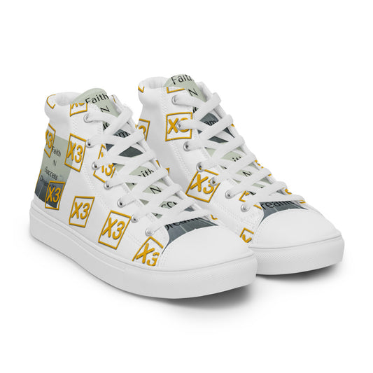 Men’s high top canvas shoes