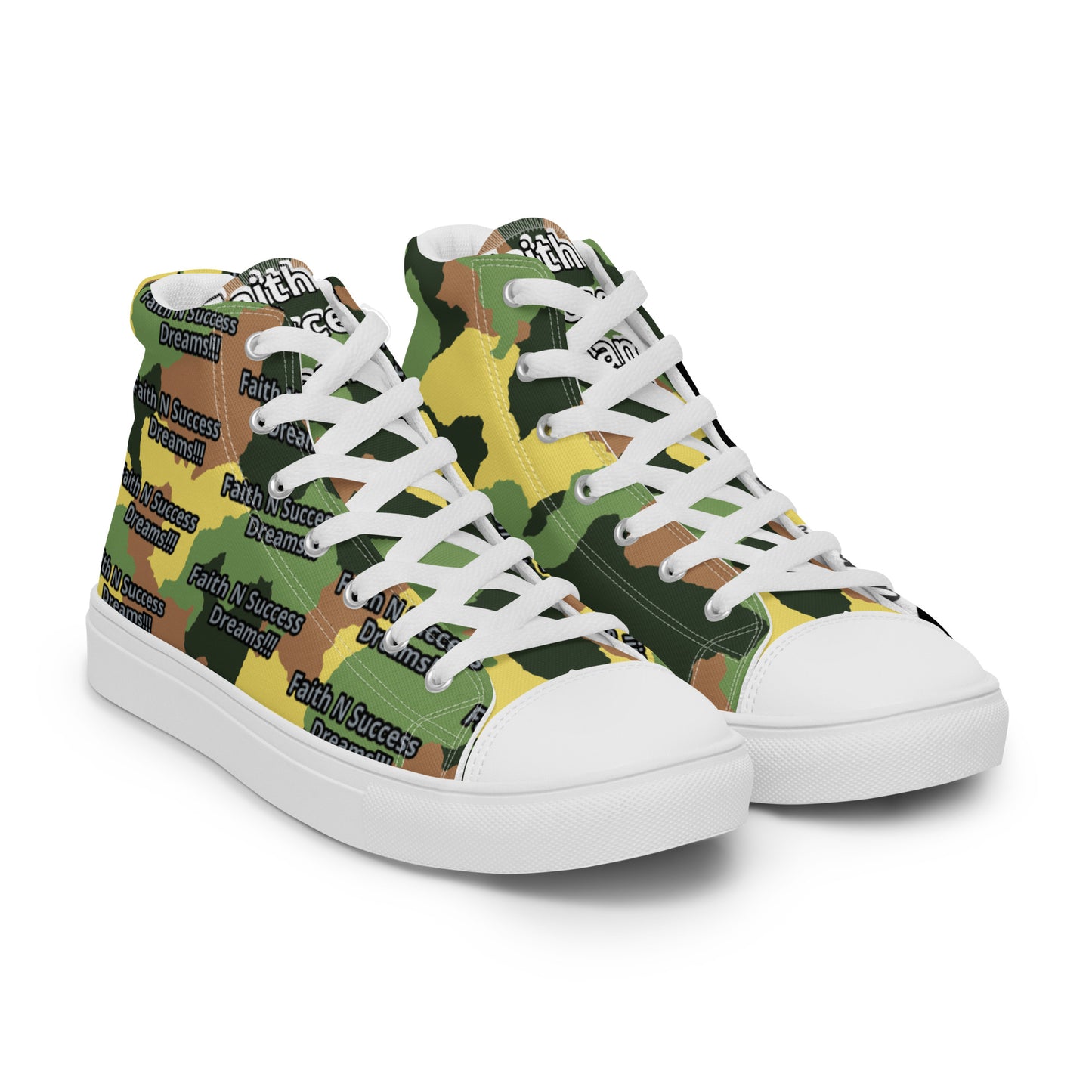 Men’s high top canvas shoes