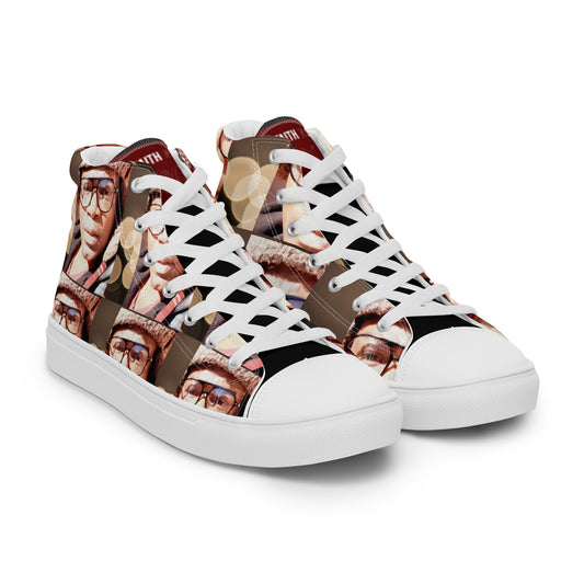 Men’s high top canvas shoes