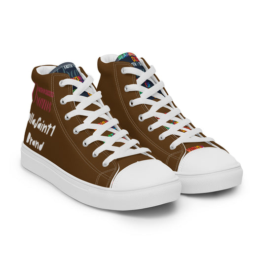 Men’s high top canvas shoes