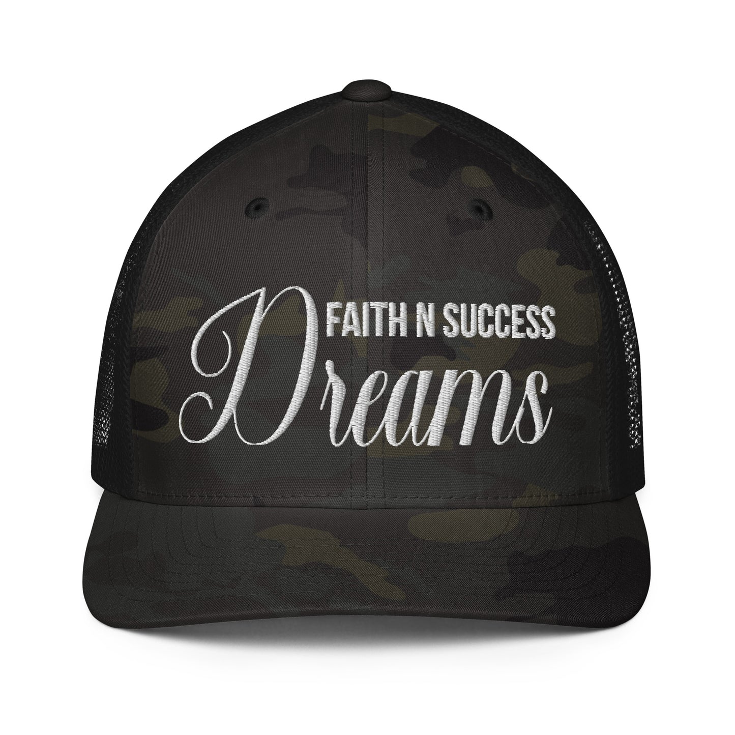 Mesh back trucker cap