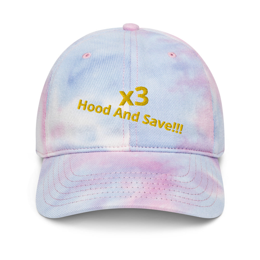 Tie dye hat