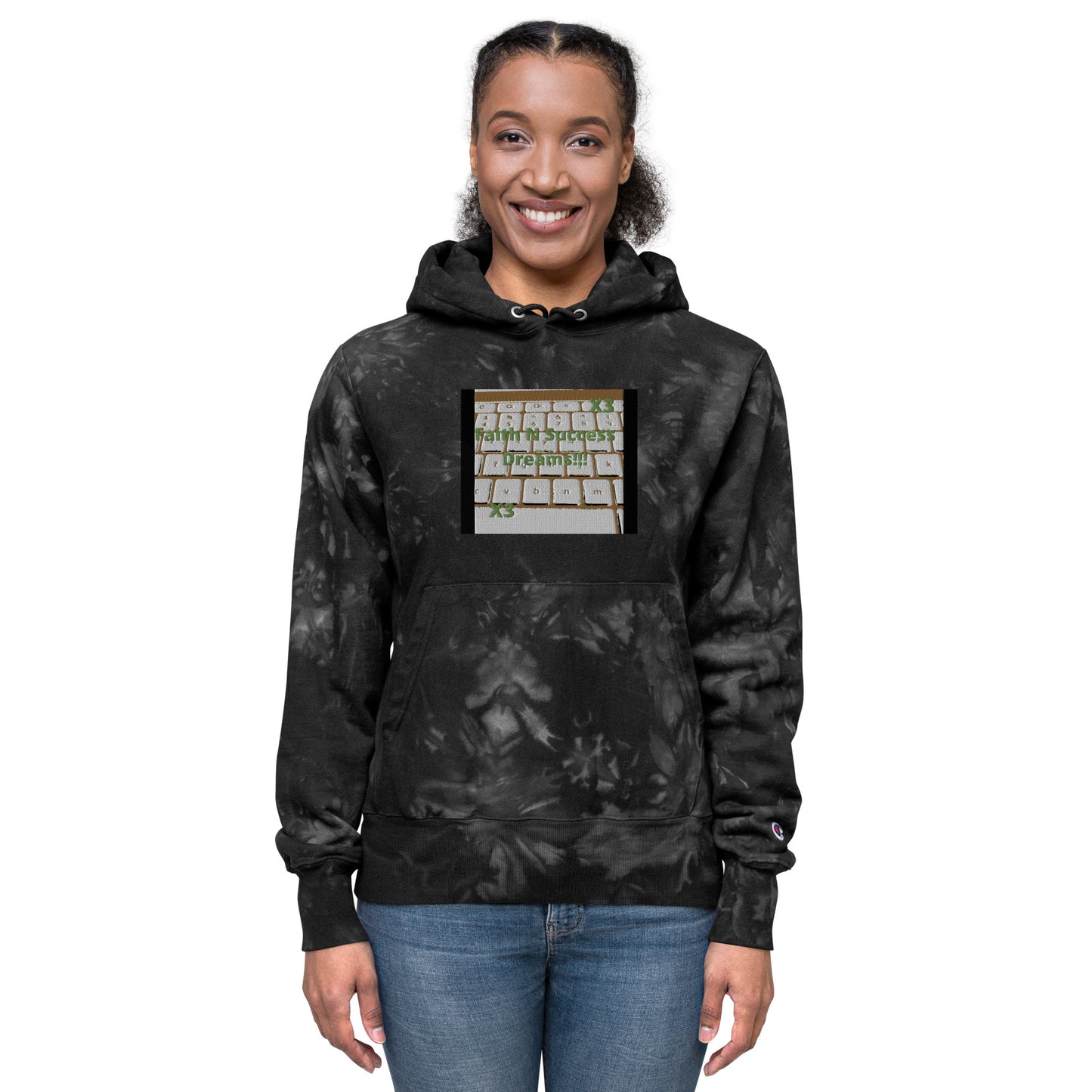 Unisex Champion tie-dye hoodie