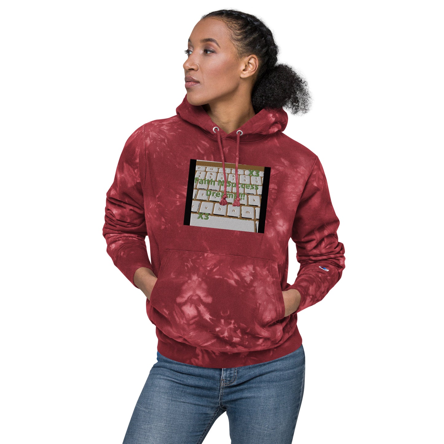 Unisex Champion tie-dye hoodie