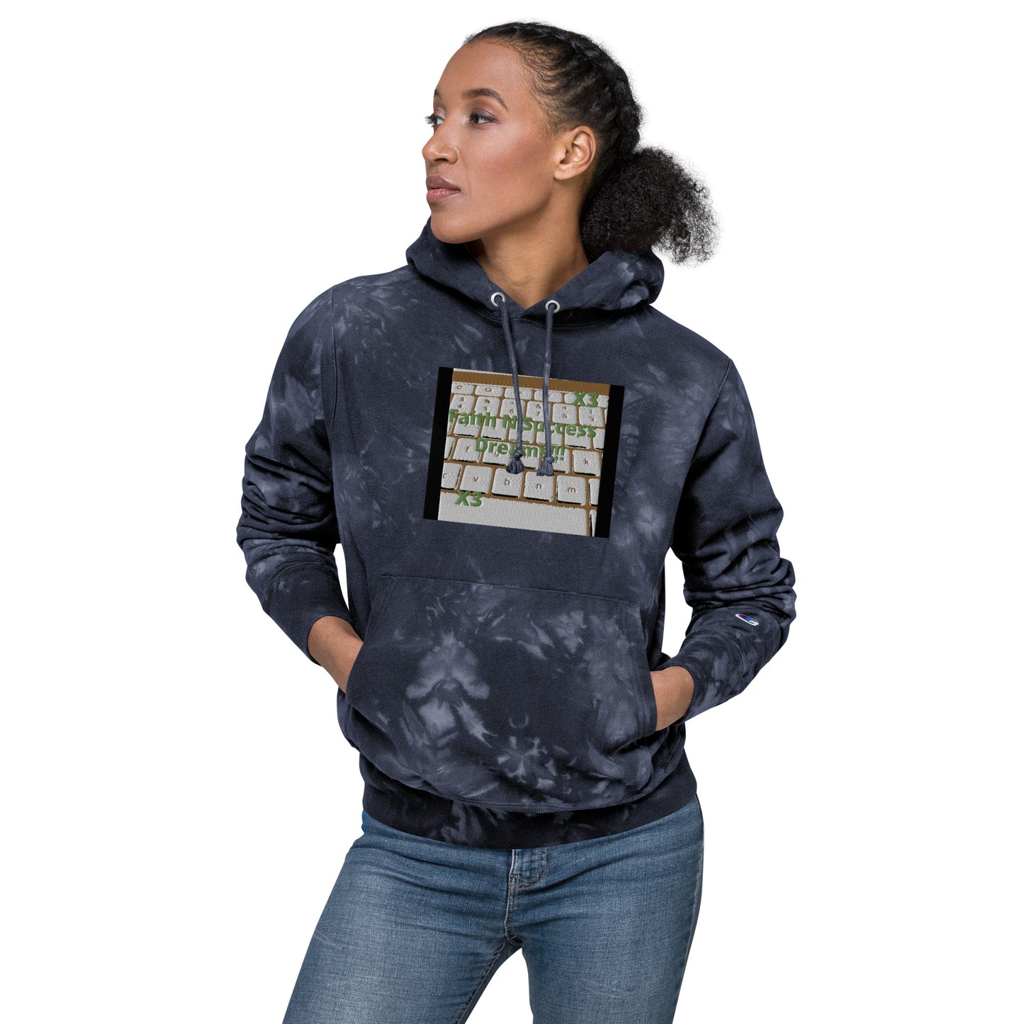 Unisex Champion tie-dye hoodie