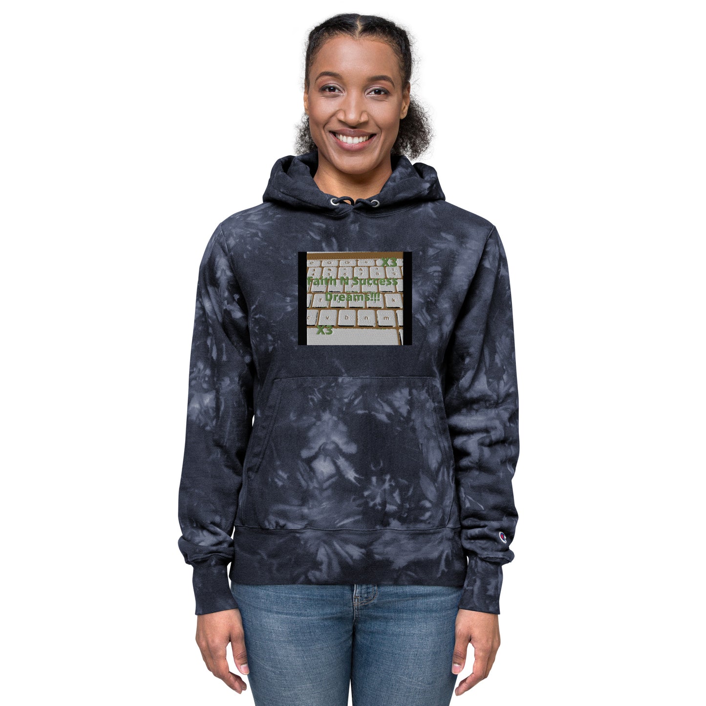 Unisex Champion tie-dye hoodie