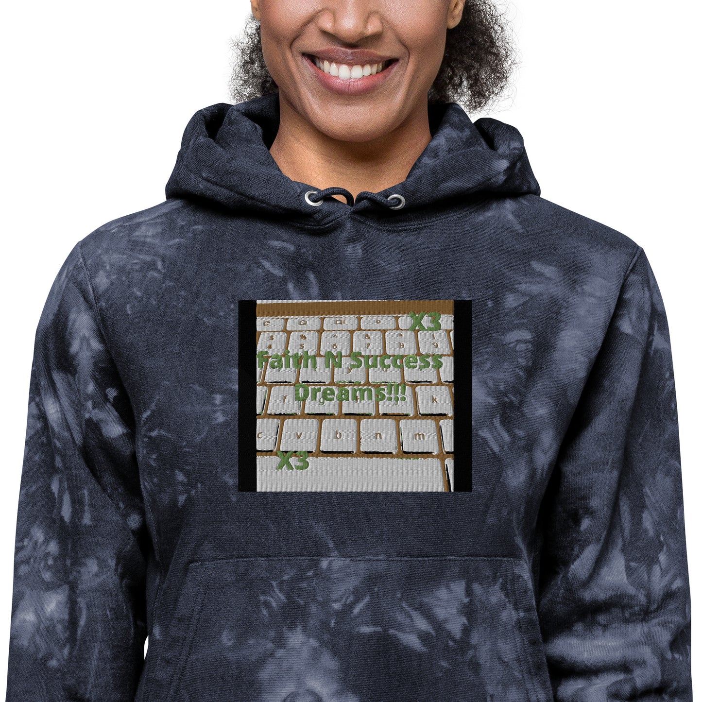 Unisex Champion tie-dye hoodie