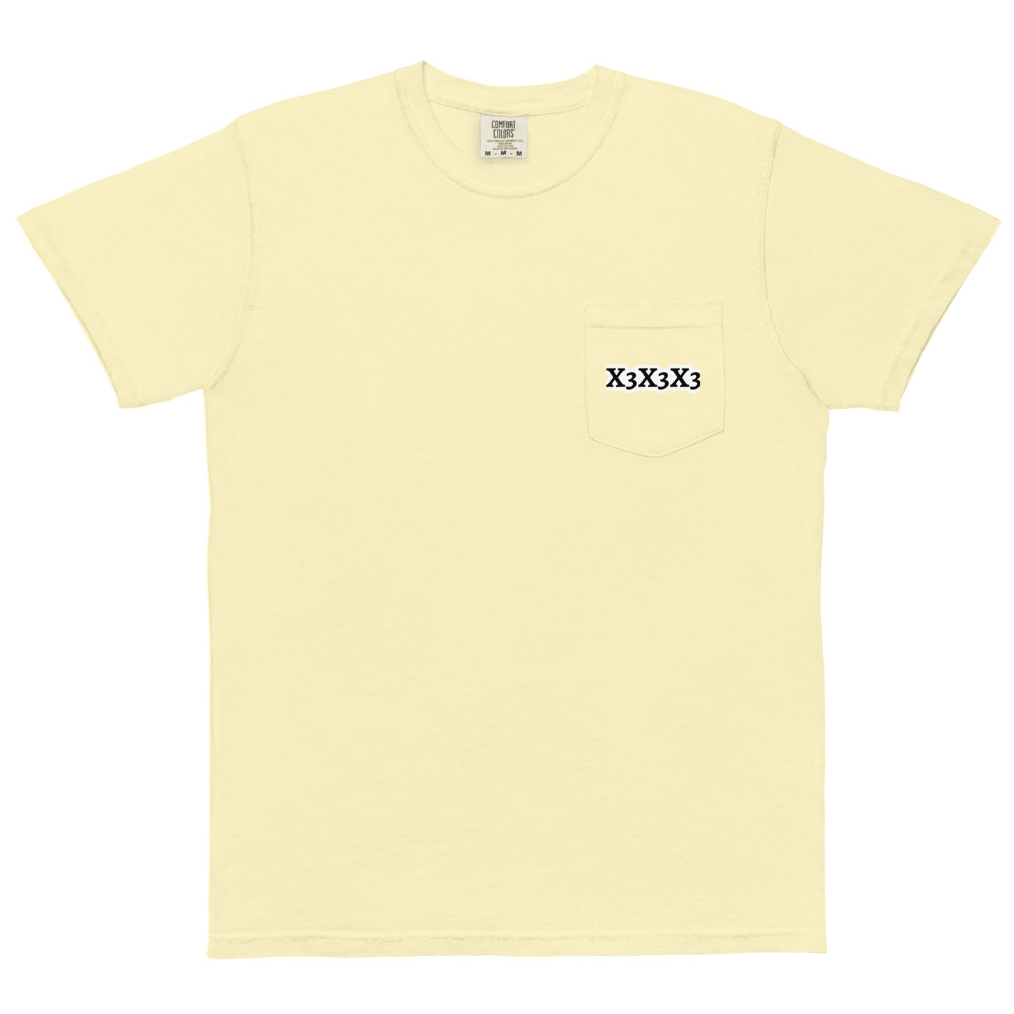 Unisex garment-dyed pocket t-shirt