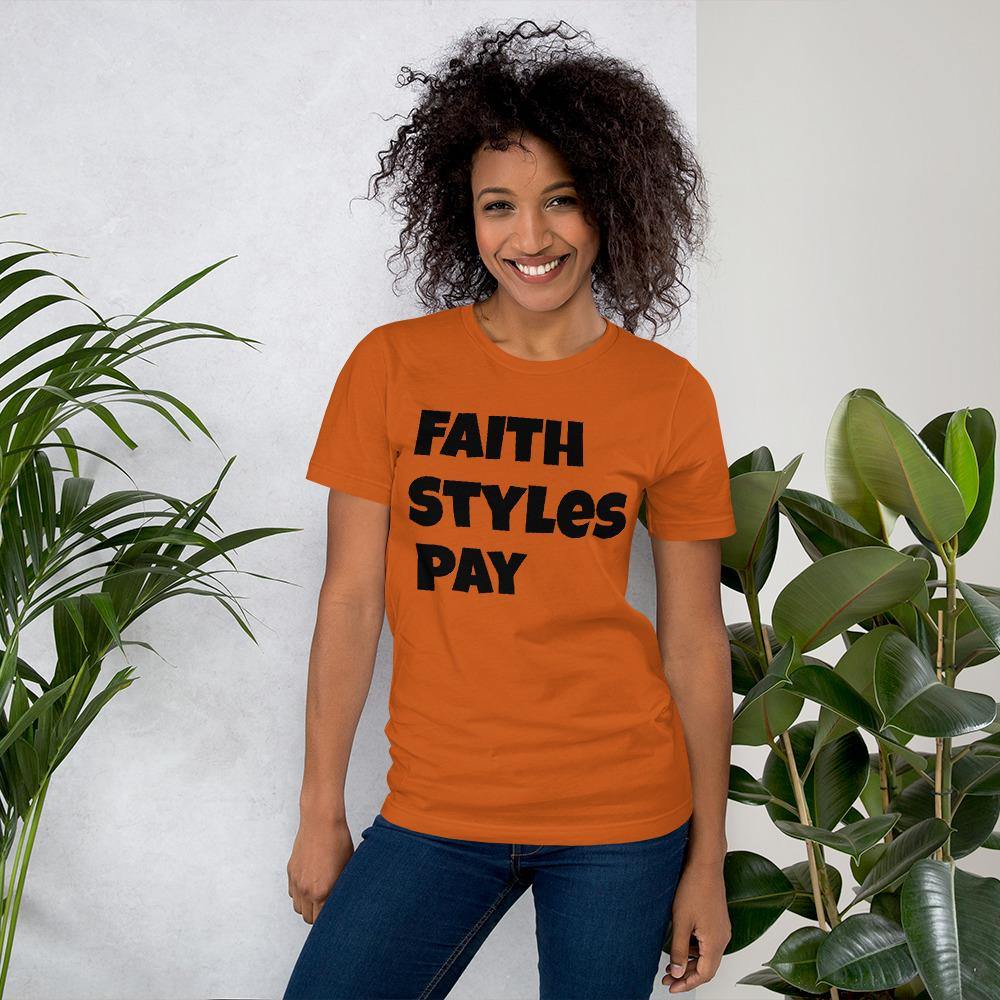 Short-Sleeve Unisex T-Shirt - Faith N Success Dreams 