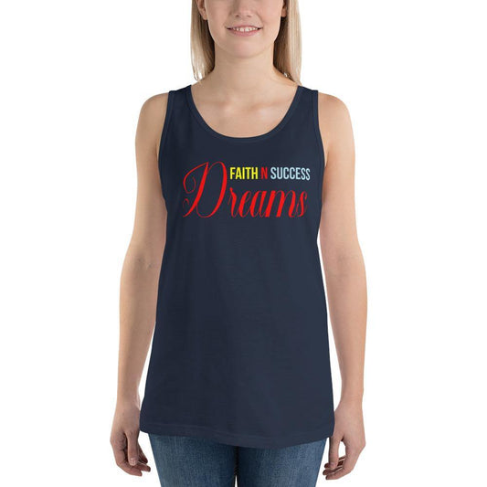 Unisex Tank Top - Faith N Success Dreams 