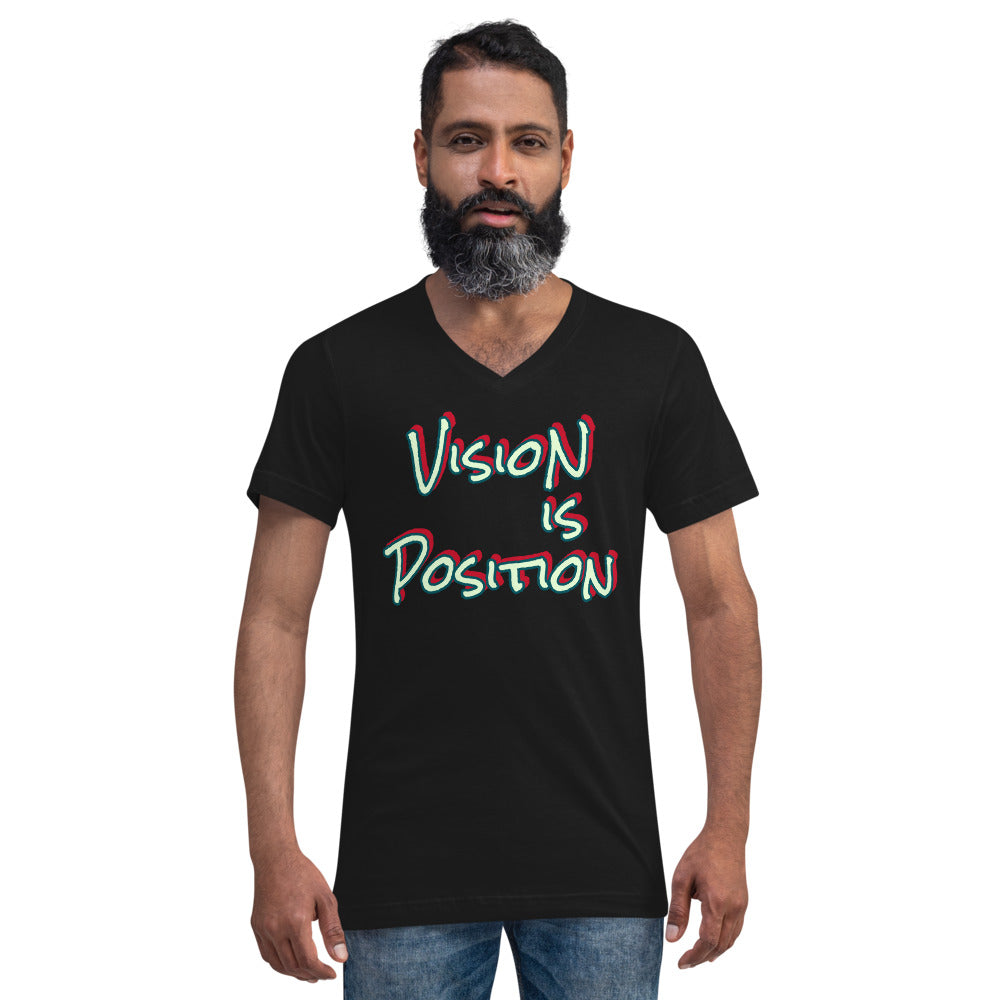 Unisex Short Sleeve V-Neck T-Shirt