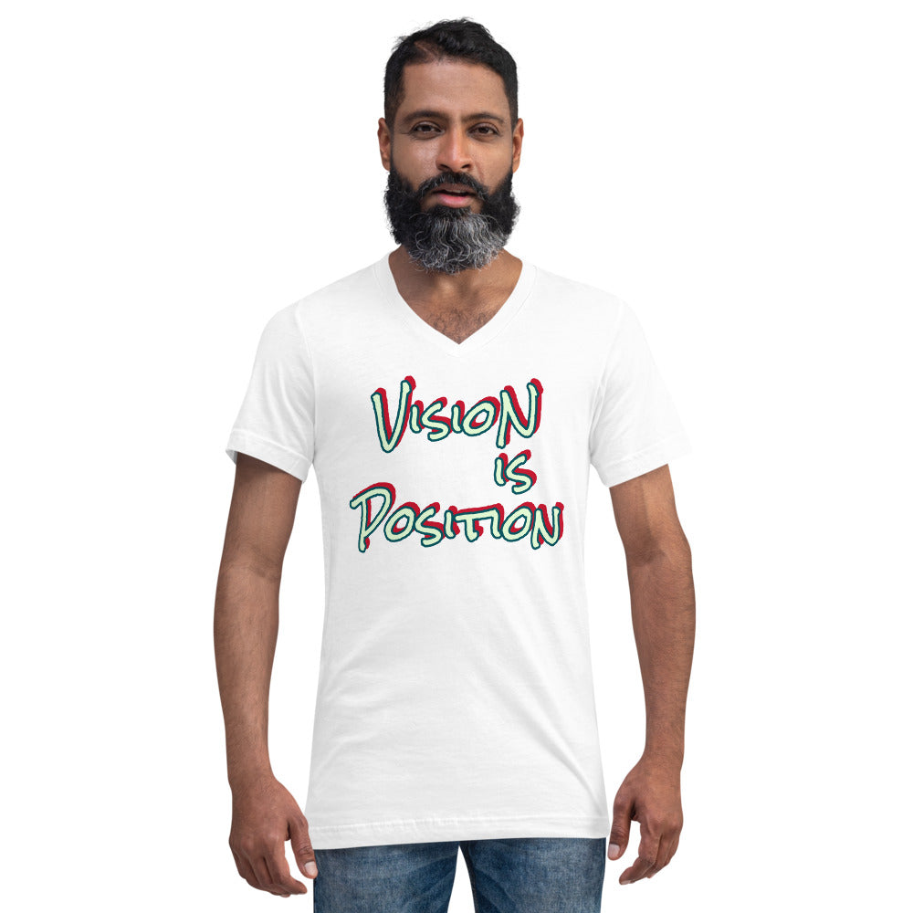 Unisex Short Sleeve V-Neck T-Shirt