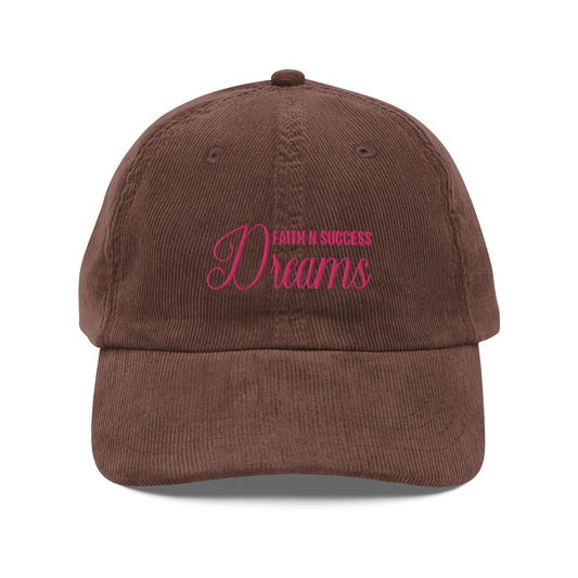 Vintage corduroy cap