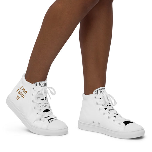 Women’s high top canvas shoes